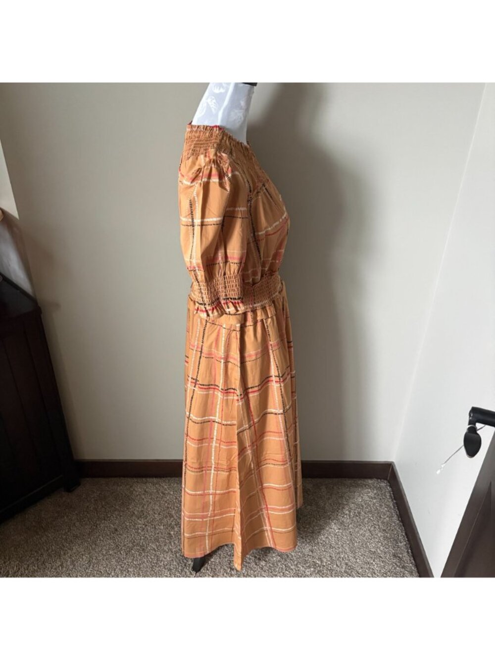 Spartina 449 Adelaide Dress in the Botanic Garden Dash Plaid Medium NWT - Picture 5 of 6